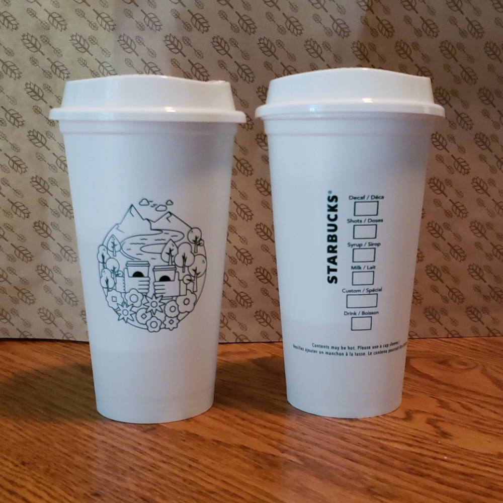 Starbucks, Sustainable Reusable Cup, 2pk.